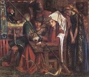 Dante Gabriel Rossetti The Tune of Seven Towers (mk28) oil painting